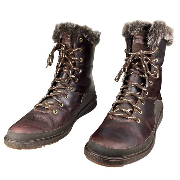 Merrell Men’s Tremblant Ezra Brown Waterproof Vibram Winter Boot Size US 10.5 - Picture 6 of 10